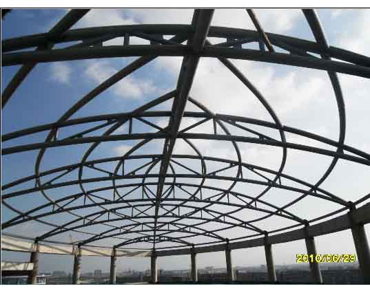 平湖中煤朔州宾馆管桁架工程